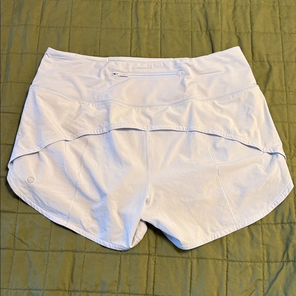 Women's Ice Blue Athletic Shorts - Picture 2 of 3